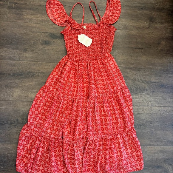 Altar'd State Dresses & Skirts - Altar'd State Red Floral Dress